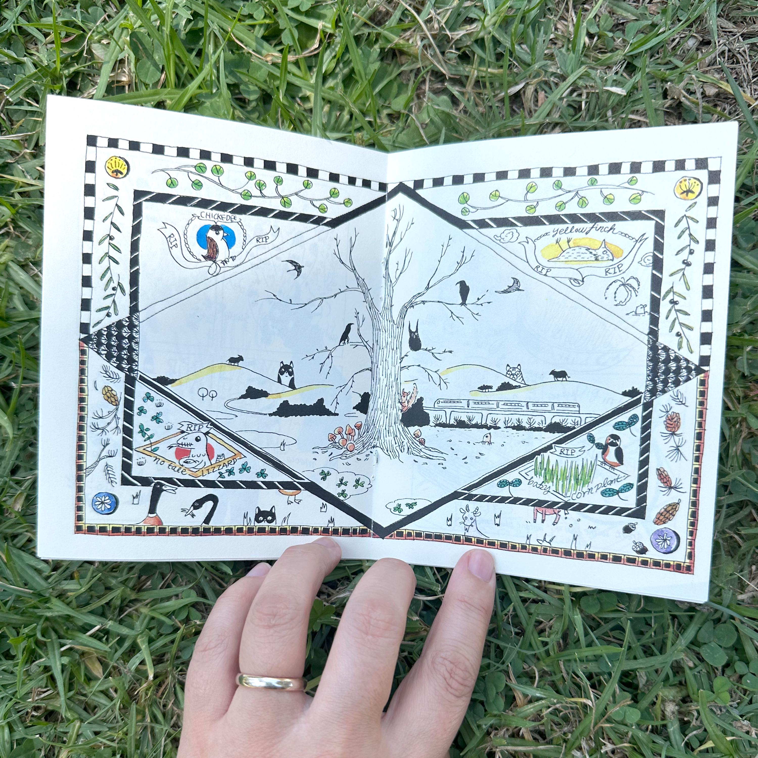 Korean American Cooking Comics - Garden