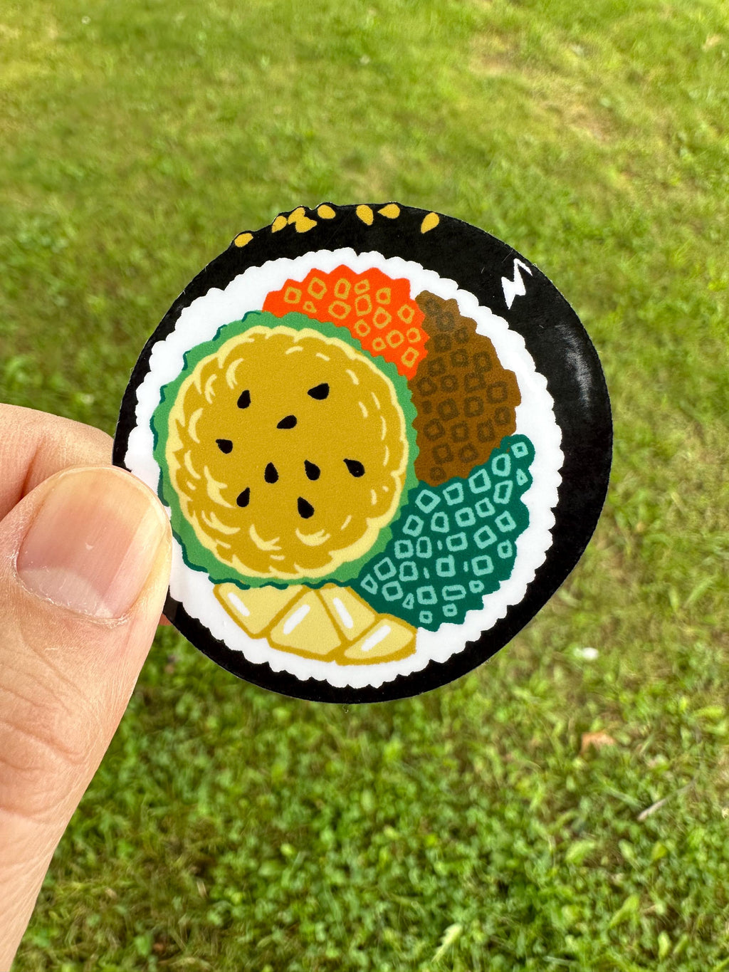 Gimbap Stickers 3 pack