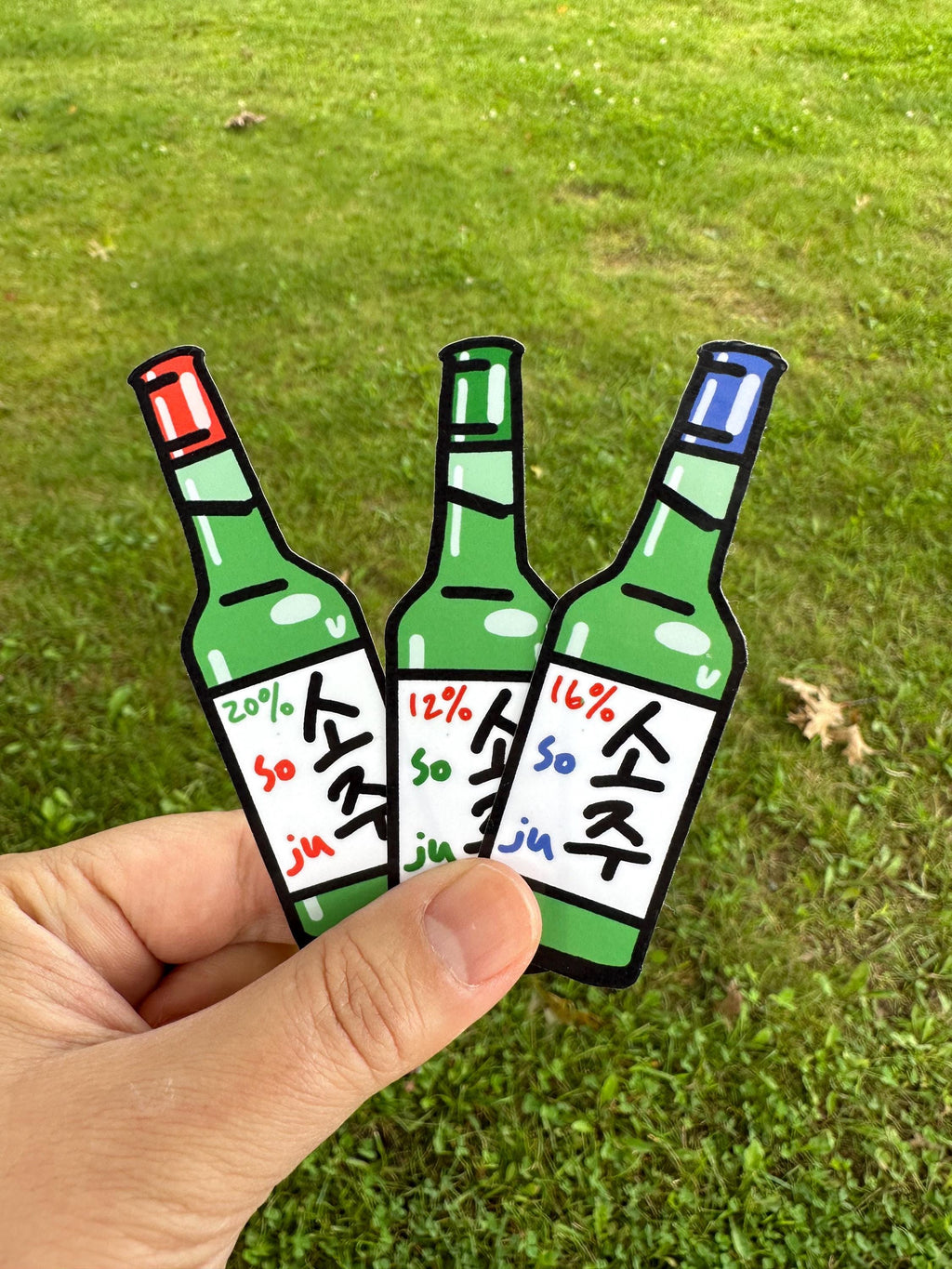 Soju Stickers 3 pack