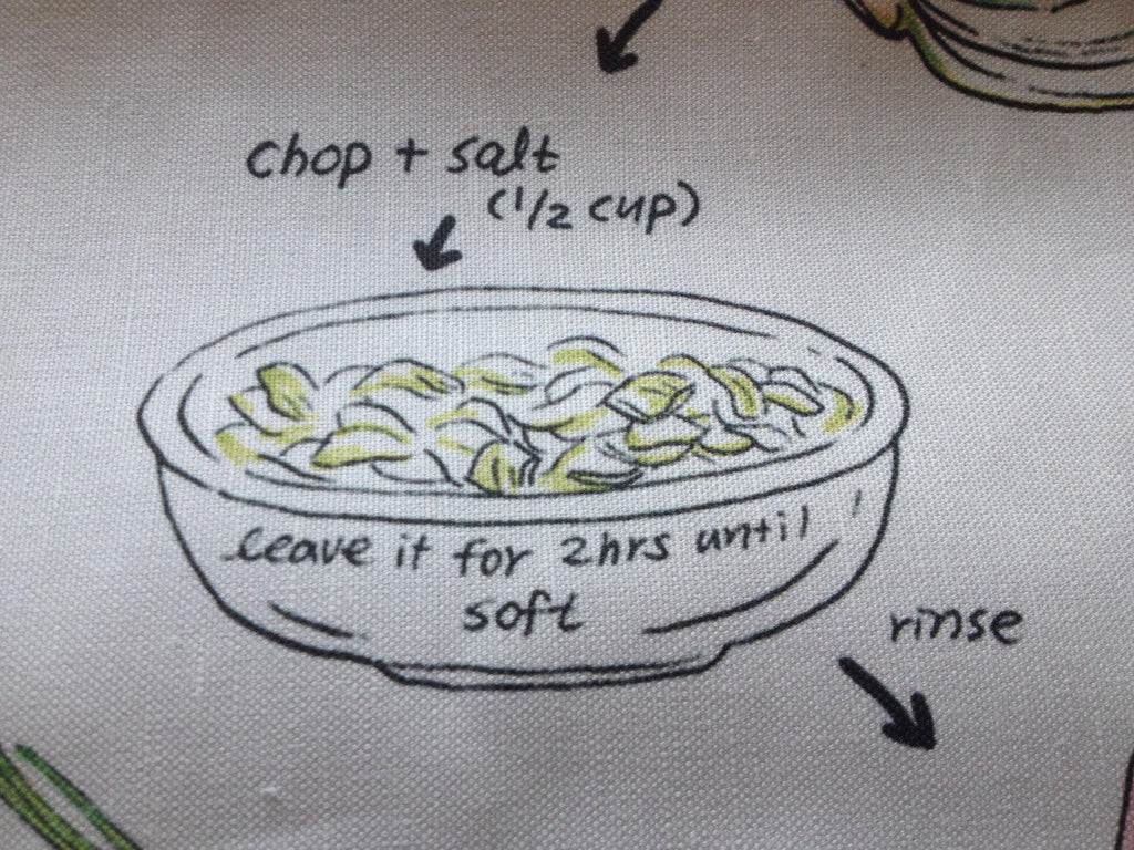 Kimchi ( 김치 ) Recipe Kitchen Towel & Comic Bundle