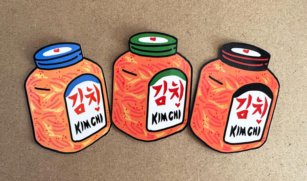 Kimchi Stickers 3-pack