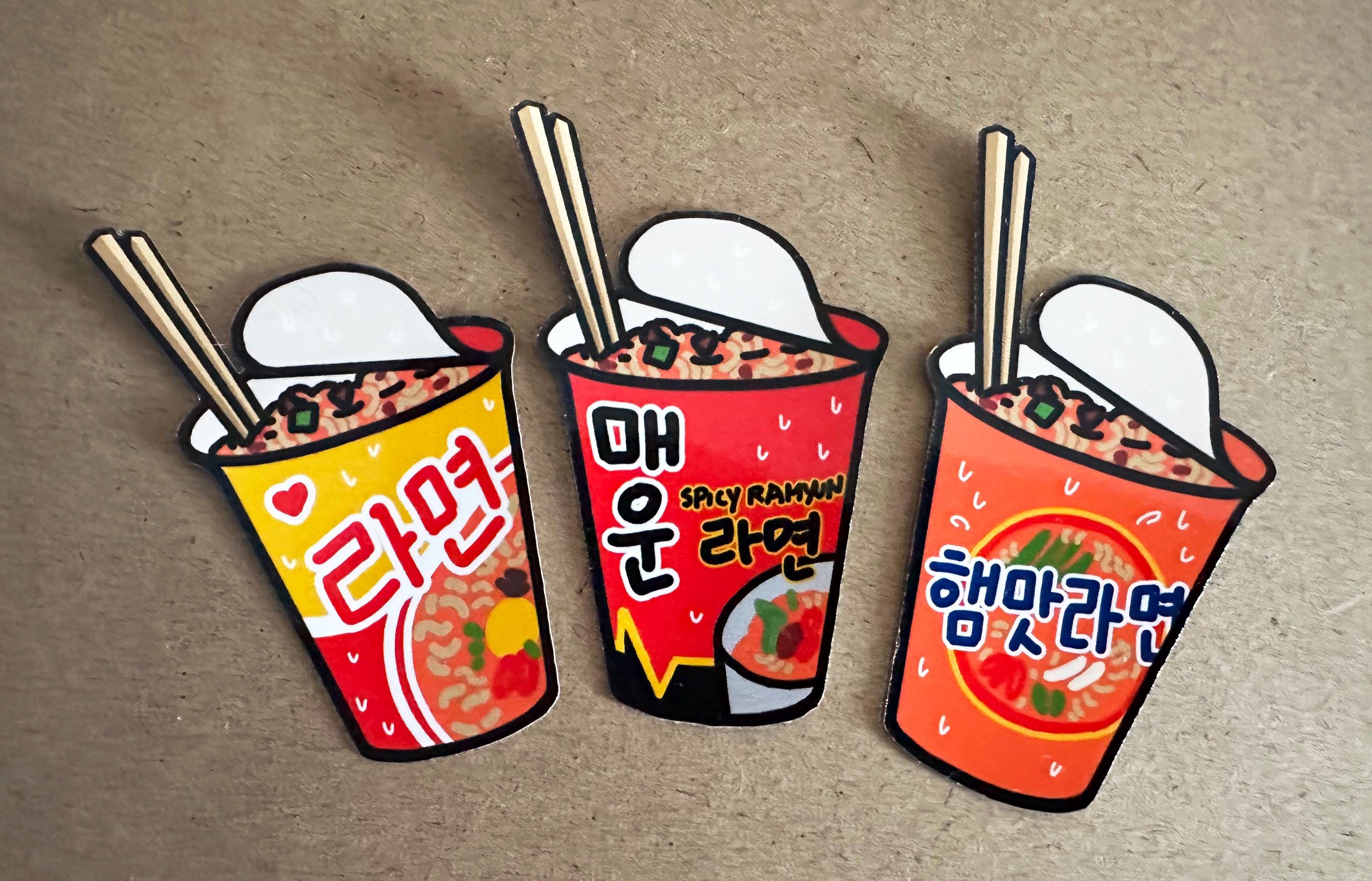 Ramyun Stickers 3-pack