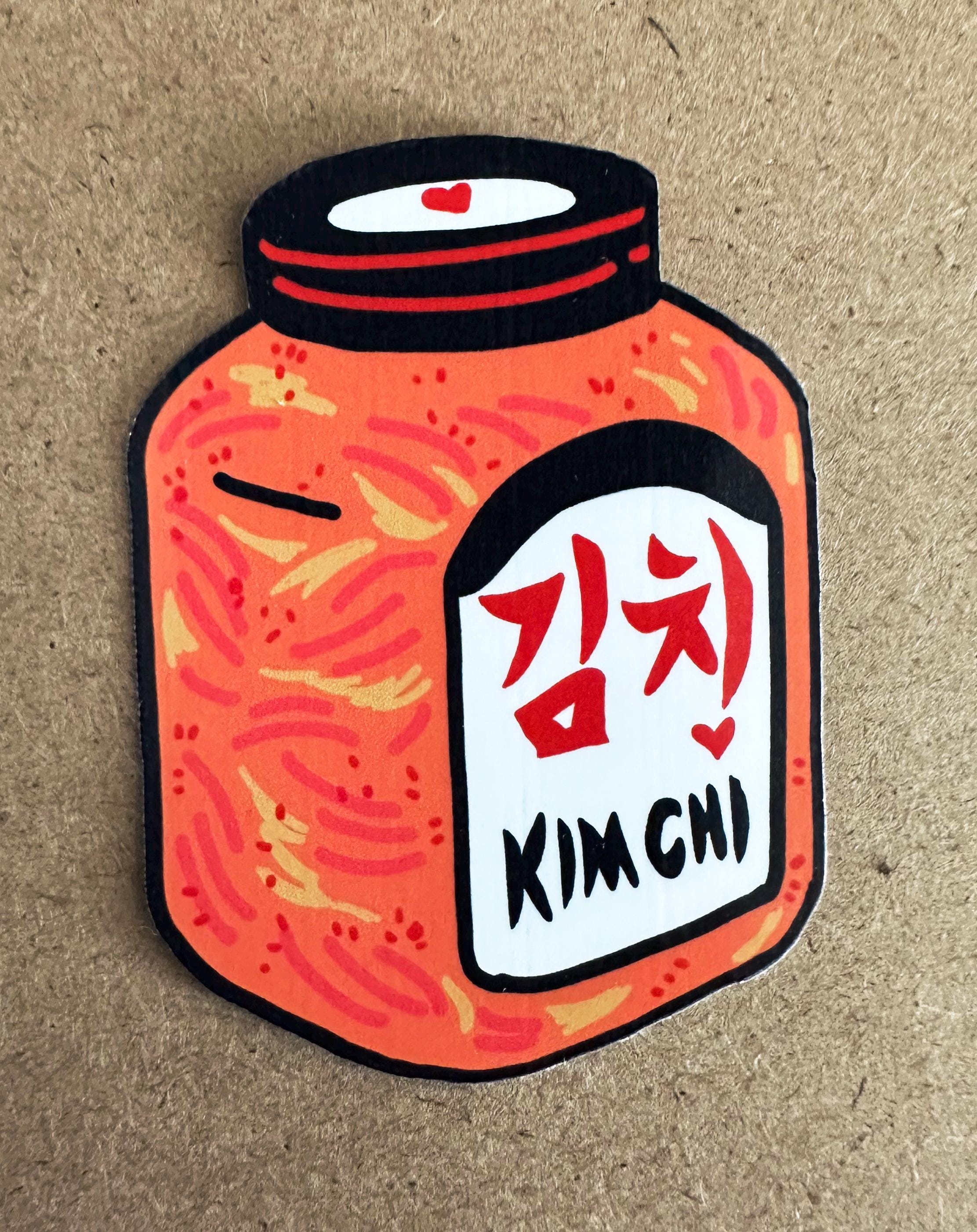 Kimchi Stickers 3-pack
