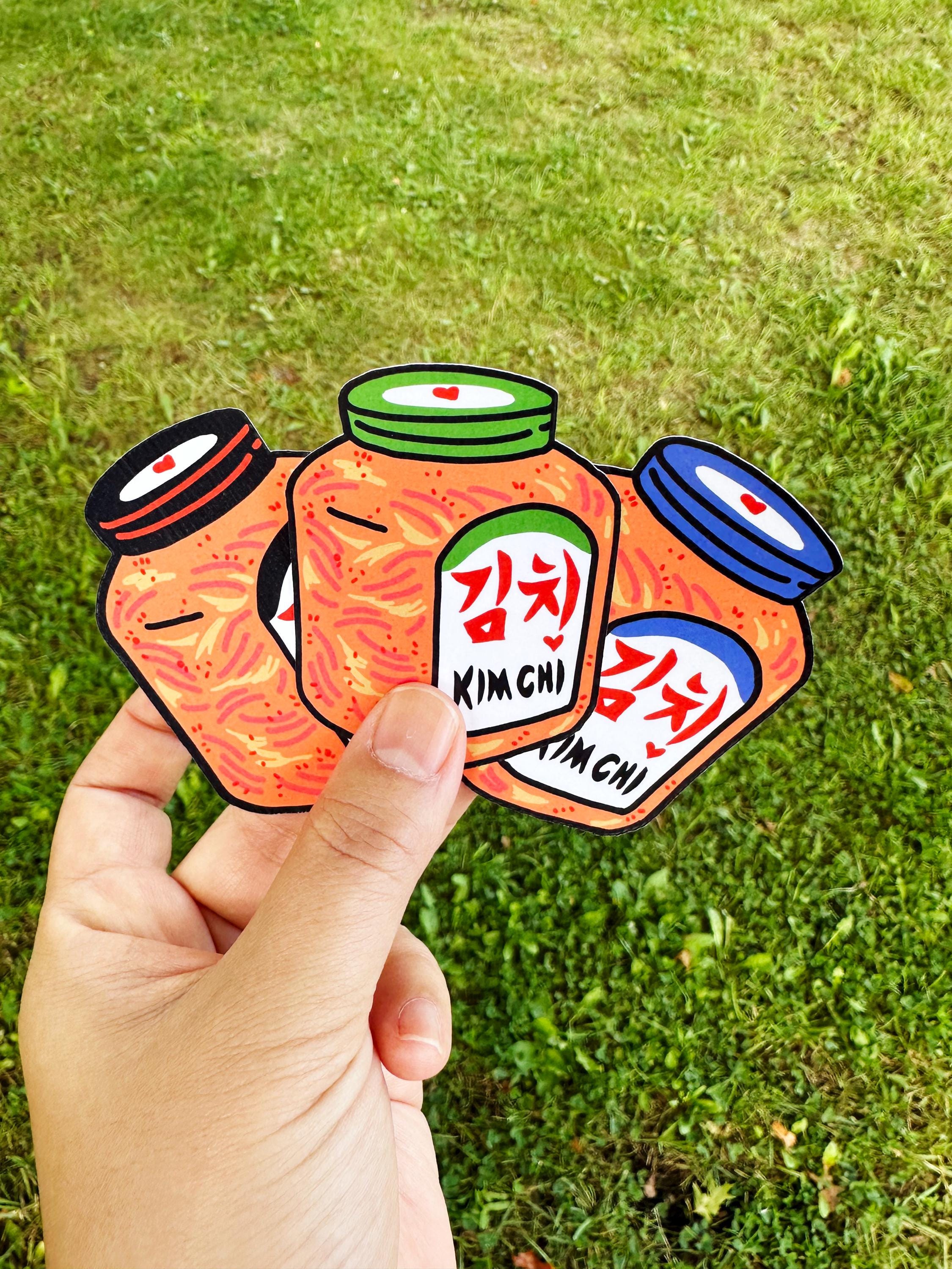 Kimchi Stickers 3-pack