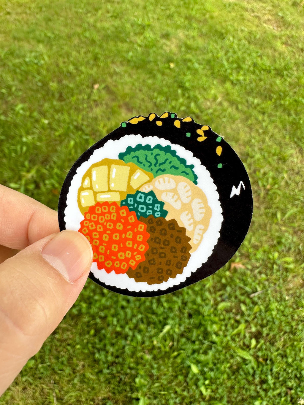 Gimbap Stickers 3 pack