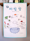 Stone Bowl & Mixed Rice (Bibimbap / 비빔밥 ) Recipe Towel