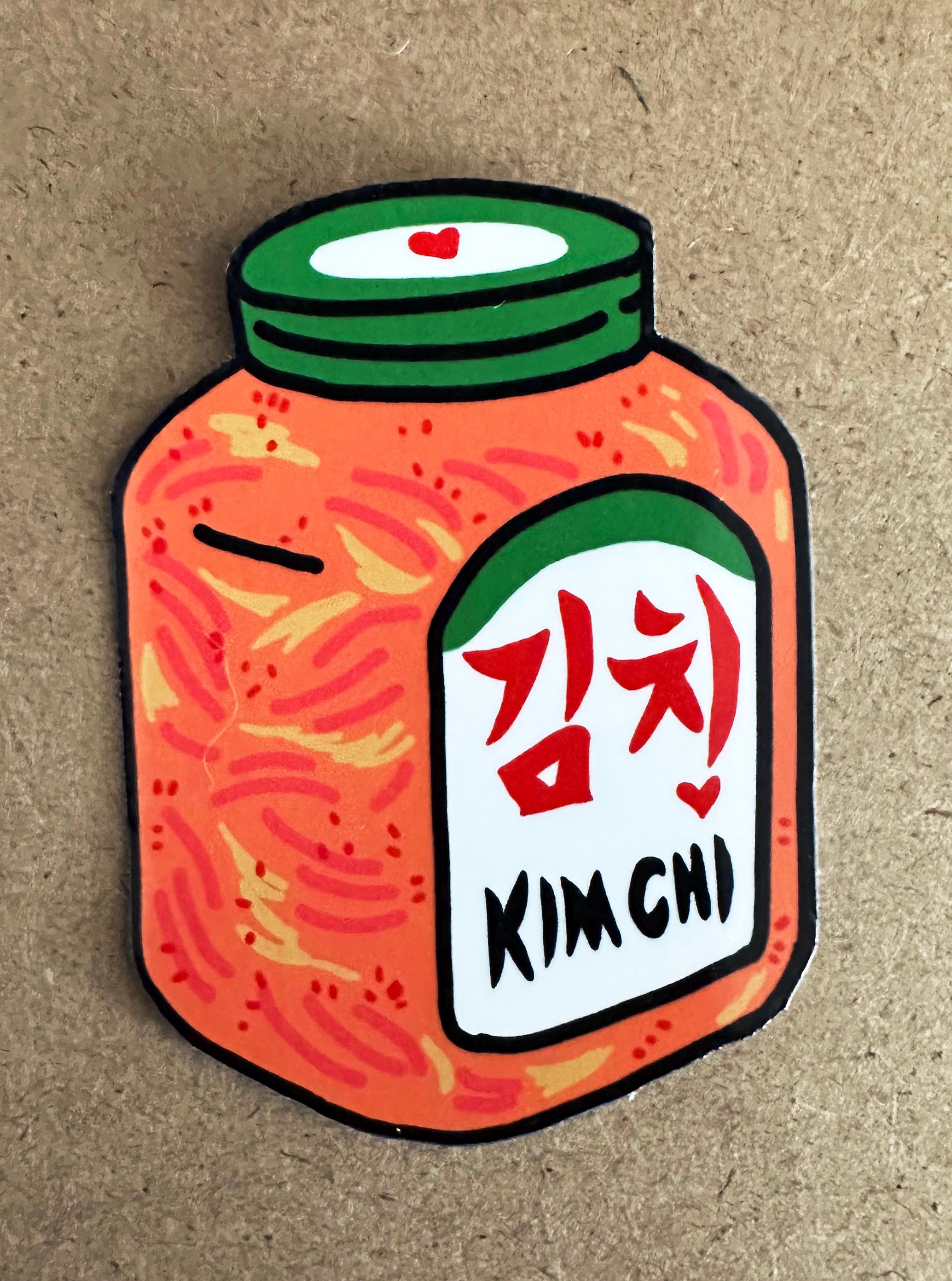 Kimchi Stickers 3-pack