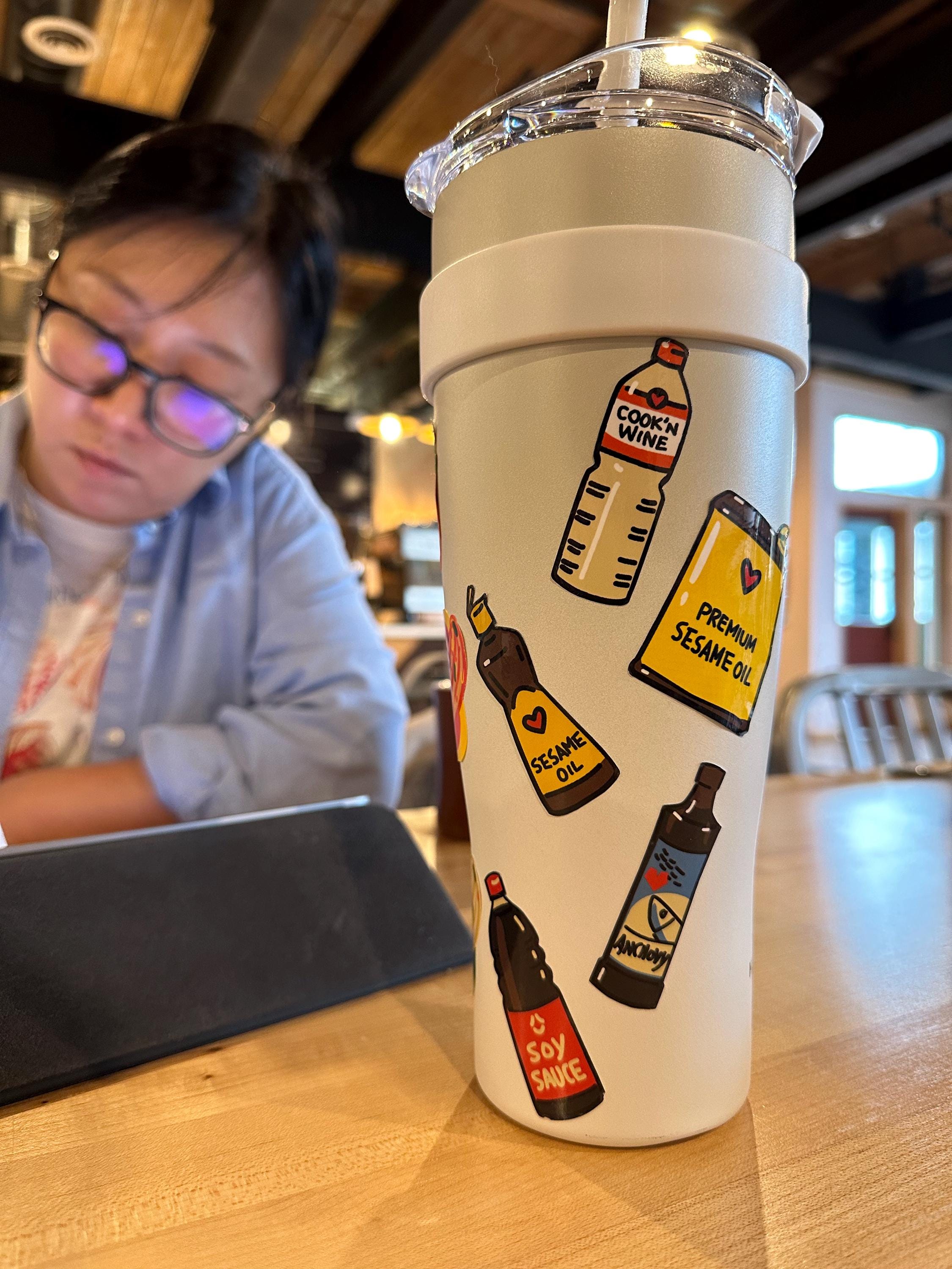 Korean Sauces Stickers-5 sticker pack