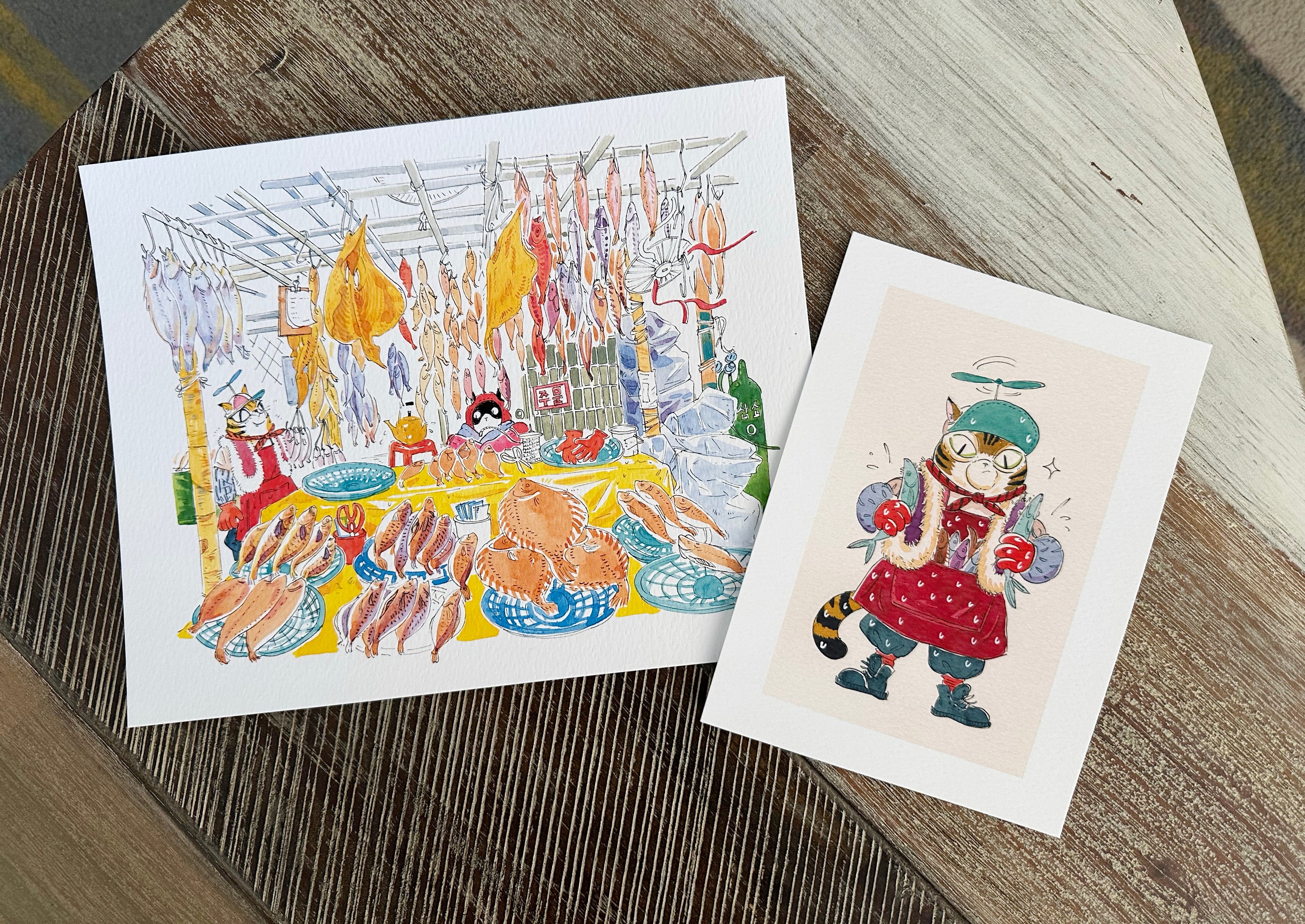 Another day at the Korean Fish Market-Some dried fish